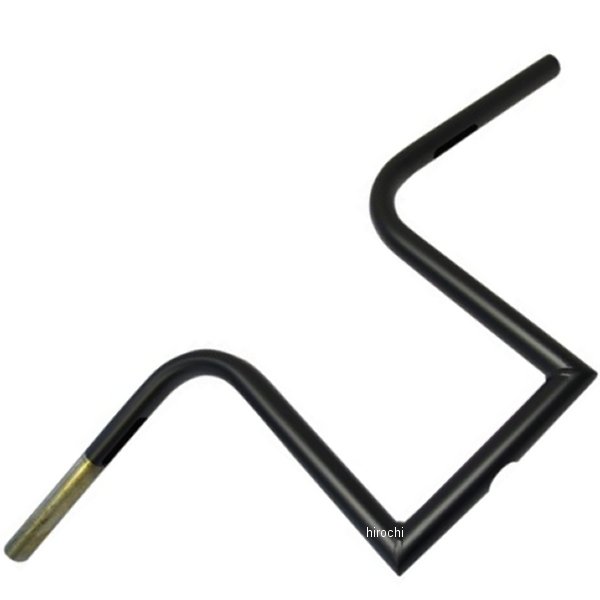 LAチョッパーズ LA Choppers 1インチ ハンドルバー エイプ 10インチ 黒(つや消し) WO店