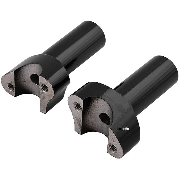 DRAG 1インチハンドルバー 3.5インチ(89mm)高 ライザー ストレート 黒 WO店