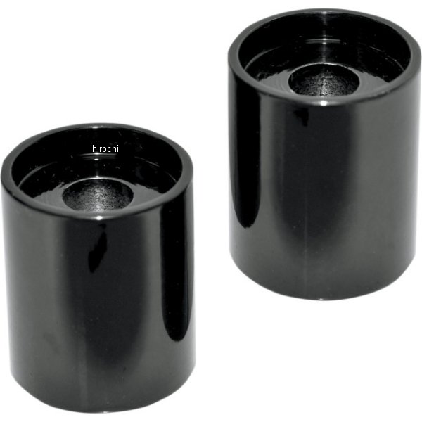 LAチョッパーズ LA Choppers 1.25インチバー用 延長ライザー 1.5インチ(38mm)高 黒(つや有り) WO店