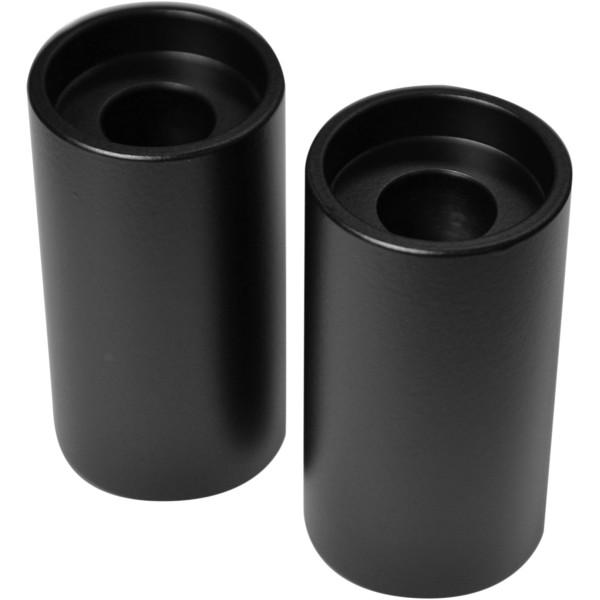 LAチョッパーズ LA Choppers 1インチバー用 延長ライザー 2インチ(51mm)高 黒(つや消し) WO店