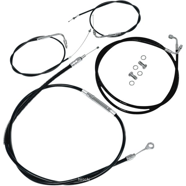 LAチョッパーズ LA Choppers ケーブル標準キット 黒 06年以降 FXDB 12-14インチ用 0610-0407 WO店