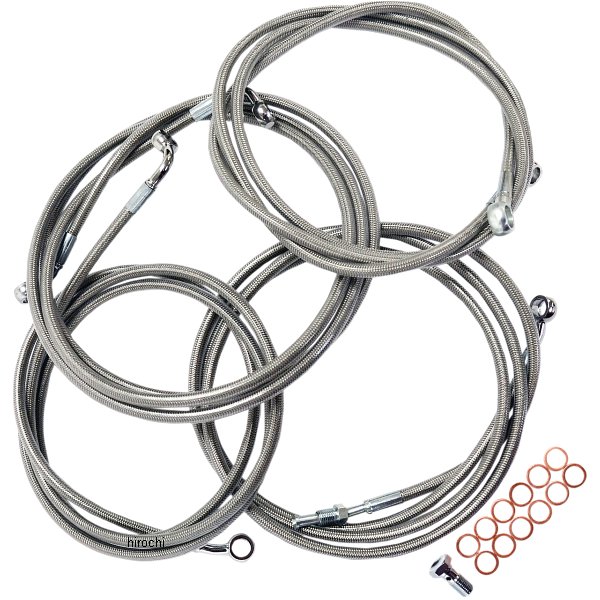 LAチョッパーズ LA Choppers ケーブル標準キット ステンレス 14年-16年 FLH ABS 12-14インチ用 0610-0772 WO店