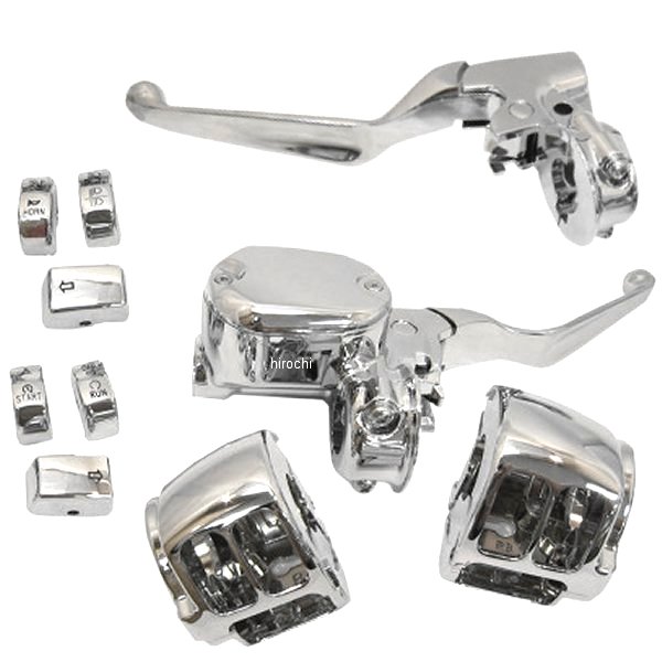 DRAG コントロール 左右キット クローム 14年以降 XL ABS付き車 0610-0802 WO店