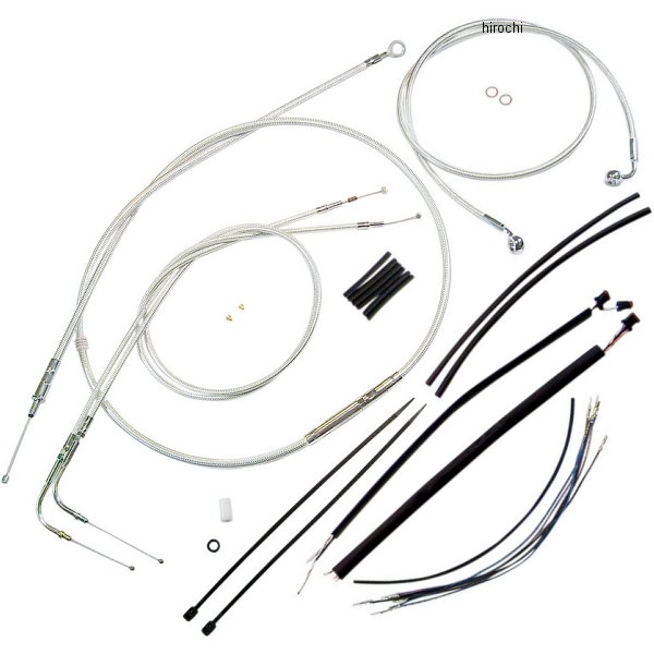 マグナム MAGNUM ケーブルキット クローム 11年-14年 FLS 15-17インチ エイプバー用 WO店の通販は