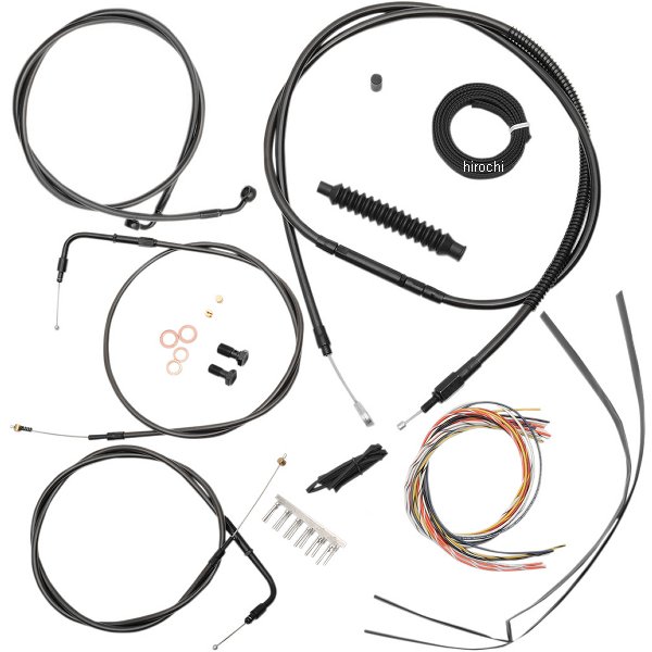 LAチョッパーズ LA Choppers ケーブルコンプキット Midnight 00年-06年 FXST 12-14インチ用 WO店の通販は