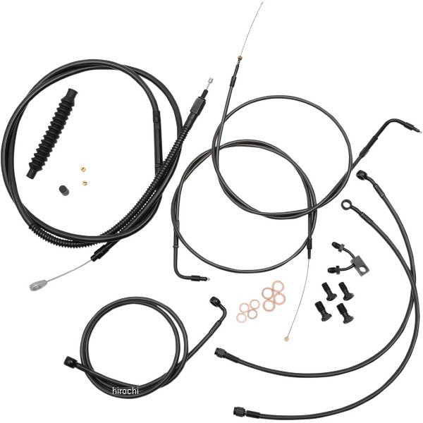 LAチョッパーズ LA Choppers ケーブル標準キット Midnight 11年-14年 ソフテイル 15-17インチ用 WO店の通販は 45,001円