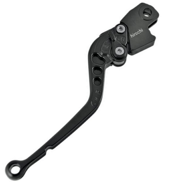パワースタンド Powerstands クラッチレバー Click 'N Roll ロング 91年-13年 ZR750、ER-6N、EX650 黒 WO店