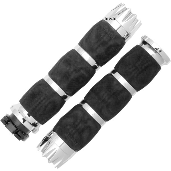 エイボン AVON グリップ エアークッション ツーリング エクスカリバー 1インチハンドル用 クローム WO店の通販は