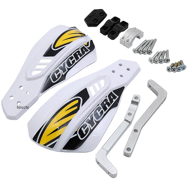 サイクラ CYCRA ハンドガード ステルス アロイ レーサーパック 白 WO店