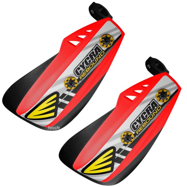 サイクラ CYCRA ハンドガード 折りたたみシールド赤 WO店