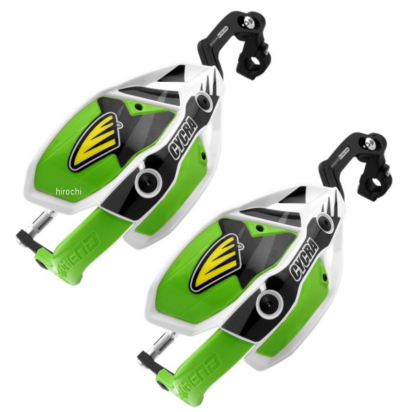 サイクラ CYCRA ハンドガード ウルトラ Probend 22mmバー用 白/緑 WO店