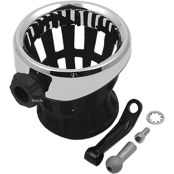 チロ CIRO ドリンクホルダー ミラー取り付け 黒 WO店