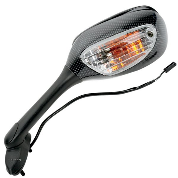 エムゴ EMGO ミラー 補修用 05年-09年 スズキ GSX-R カーボン(左) 0640-0170 WO店