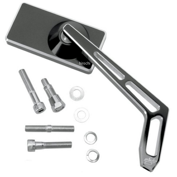 プロワン PRO-ONE ミラー 長方形 右 黒 WO店 17,319円