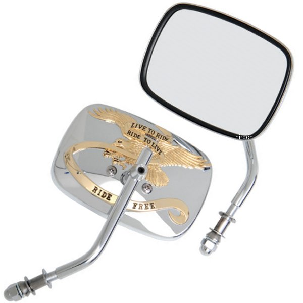 デイトナ HIGHSIDER ロッドミラー コネロ 2個セット HIGHSIDER ロッド