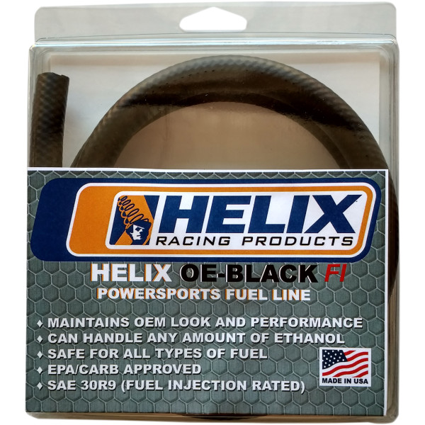 ヘリックス HELIX フューエルホース 1/4インチ x 10フィート 黒 WO店