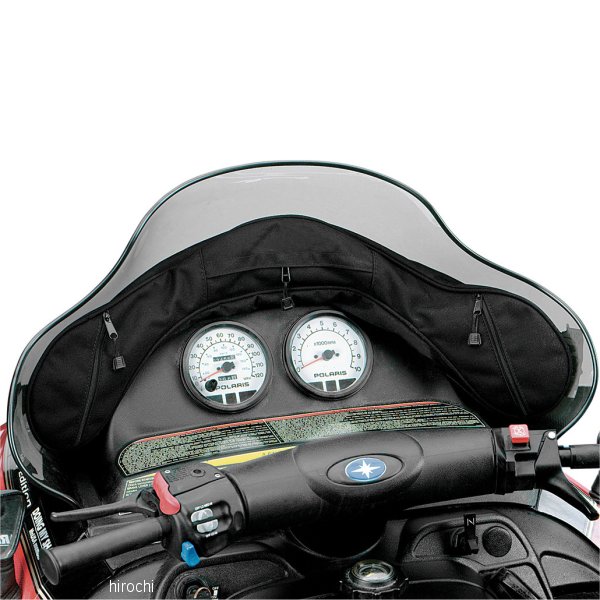 Parts Unlimited スノーモービル ウィンドシールド バッグ 99年-02年 ポラリス Indy Generation II 黒 0710-0103 WO店