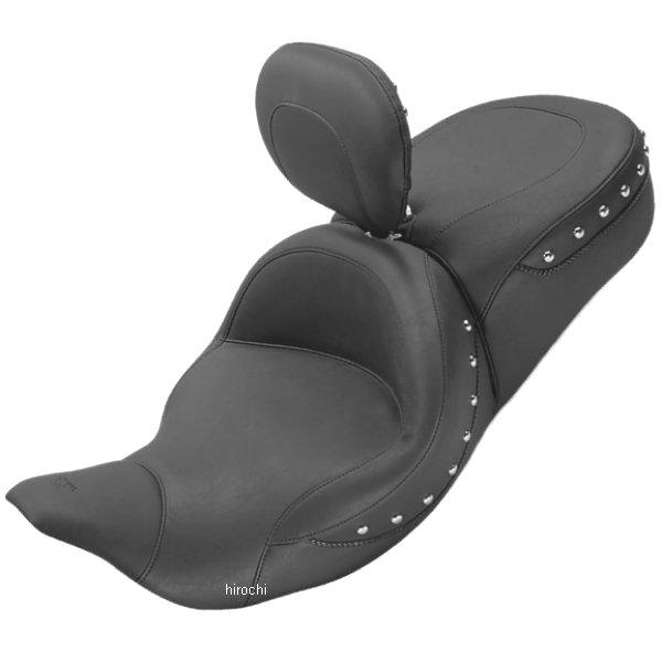 マスタング Mustang シート Super Touring 無地 バックレスト付き/クロームスタッド WO店の通販は