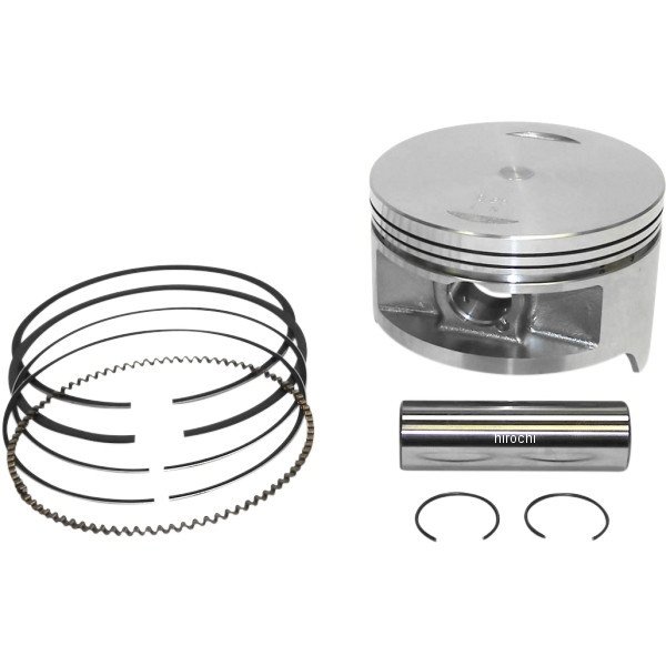 WSM ピストンキット 0.25mm オーバーサイズ 07年-13年 ホンダ TRX420 Rancher 0910-3524 WO店
