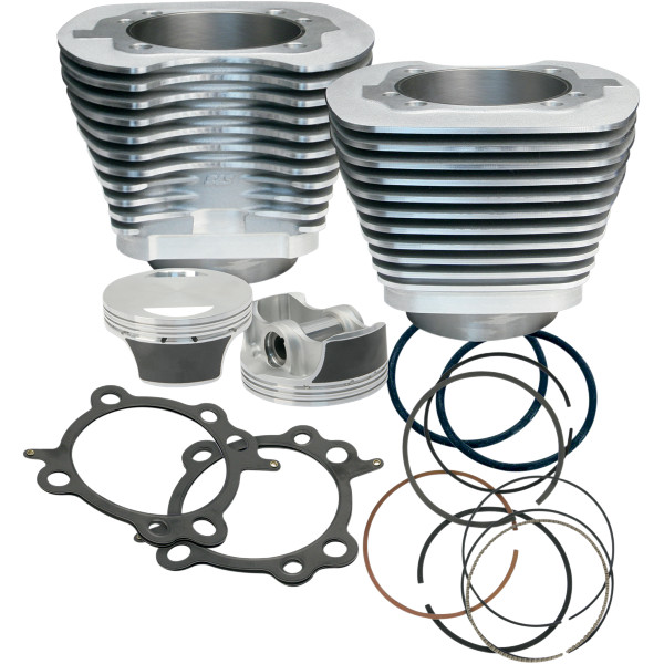 S&Sサイクル S&S Cycle シリンダーキット 106" 07年-17年 Twin Cam シルバー 0931-0435 WO店