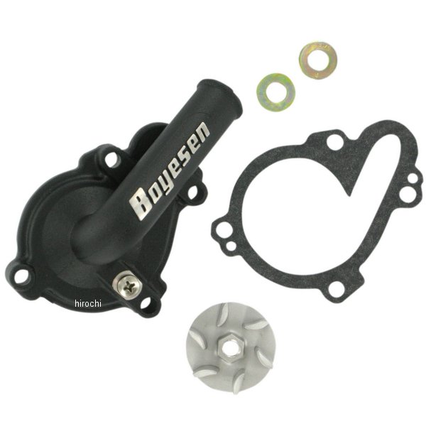 ボイセン Boyesen ウォーターポンプカバー インぺラーセット 01年-09年 YZ250F アルミ 黒 0940-0403 WO店