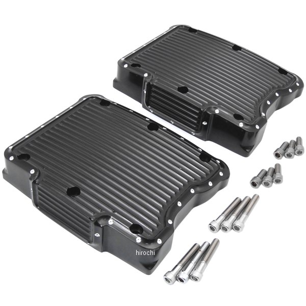 コビントン Covingtons ロッカーボックス カバー 99年-17年 Twin Cam ディンプル 黒 WO店の通販は