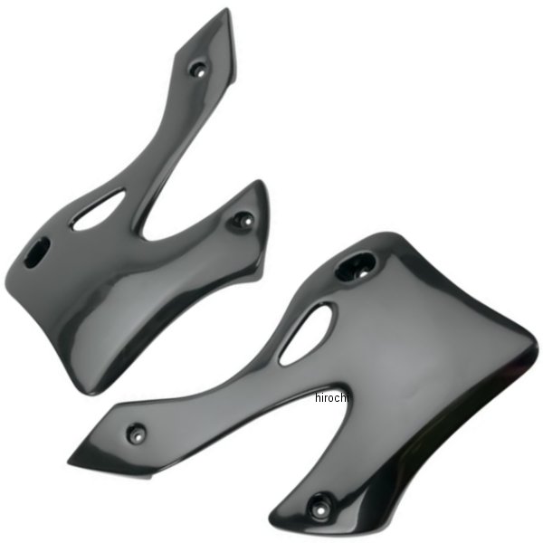 ユーフォープラスト UFO PLAST ラジエーターカバー 99年-02年 KX250、KX125 黒 12-251-33 WO店
