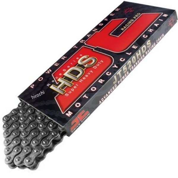 JTチェーン JT Chains チェーン ウルトラコンペティション クリップタイプ 520HDS/110L ニッケルメッキ WO店の通販は