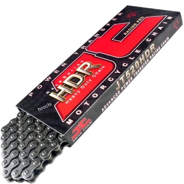 JTチェーン JT Chains チェーン スーパーコンペティション クリップタイプ 520HDR/120L ニッケルメッキ WO店