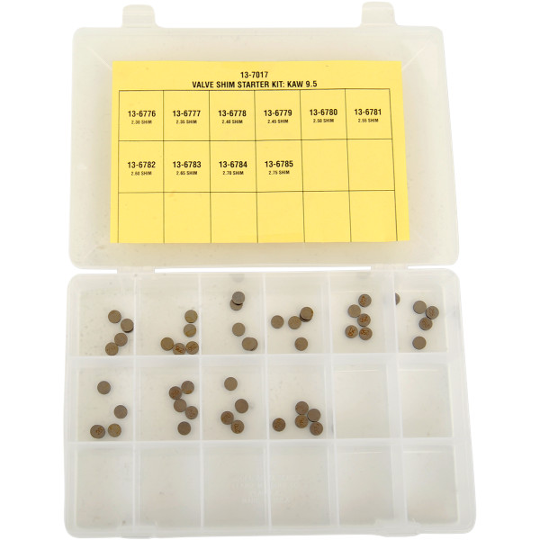 K&Lサプライ K&L SUPPLY バルブ シム スターターキット カワサキ 9.5mm