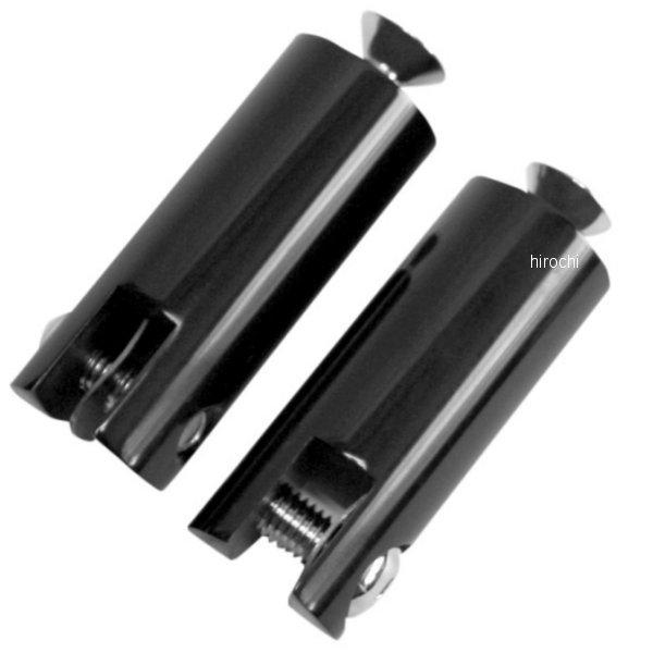 アクトロニクス Accutronix フットペグマウント フロント 2.5インチ(64mm) 3/8-16 x 1.5" ボルト 黒 WO店