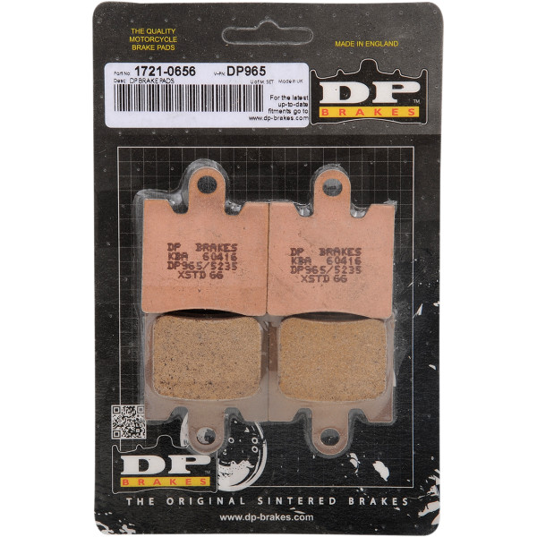 DPブレーキ DP Brakes ブレーキパッド フロント 06年以降 FJR1300、FJR1300AE (標準シンタード) WO店