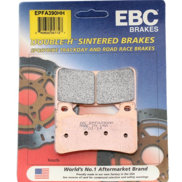 EBC イービーシー ブレーキパッド フロント 04年-07年 CBR1000、CBR600 (X-Performance シンタード) 1721-0869 WO店