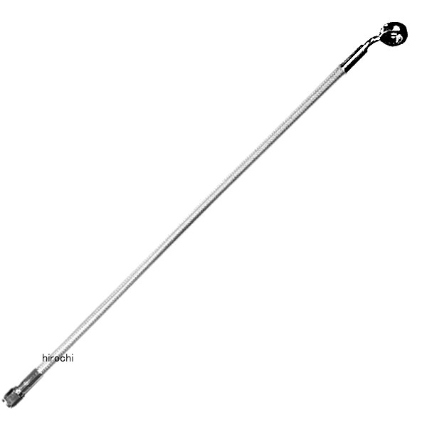 マグナム MAGNUM フロント ブレーキライン アッパー 7/16インチ/35°29インチ(737mm) クローム WO店