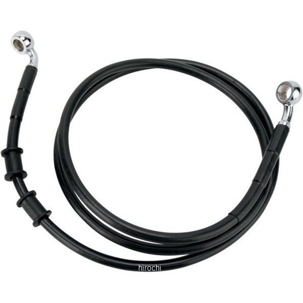 DRAG フロント ブレーキライン 黒ステンレス 標準長 08年-14年 FXDC ABS無 45291-08 1741-2918 WO店
