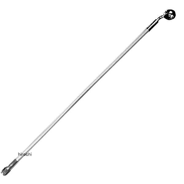 マグナム MAGNUM フロント ブレーキライン 7/16インチ/35°44インチ(1118mm) クローム 1741-3285 WO店