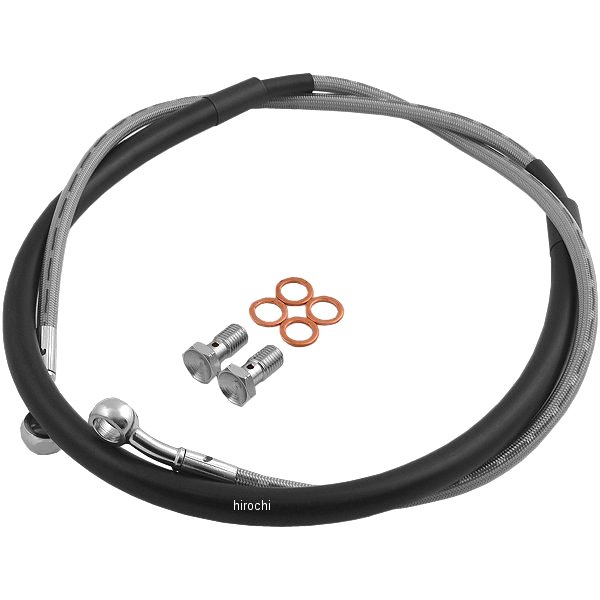 グッドリッジ GOODRIDGE ブレーキホース フロント 97年-07年 CR500R、CR250R、CR125R ステンレス 1741-3558 WO店