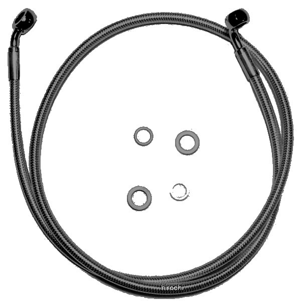 マグナム MAGNUM フロント ブレーキライン 14年以降 XL 10mm/35°40インチ(1016mm) 黒 WO店の通販は 12,921円