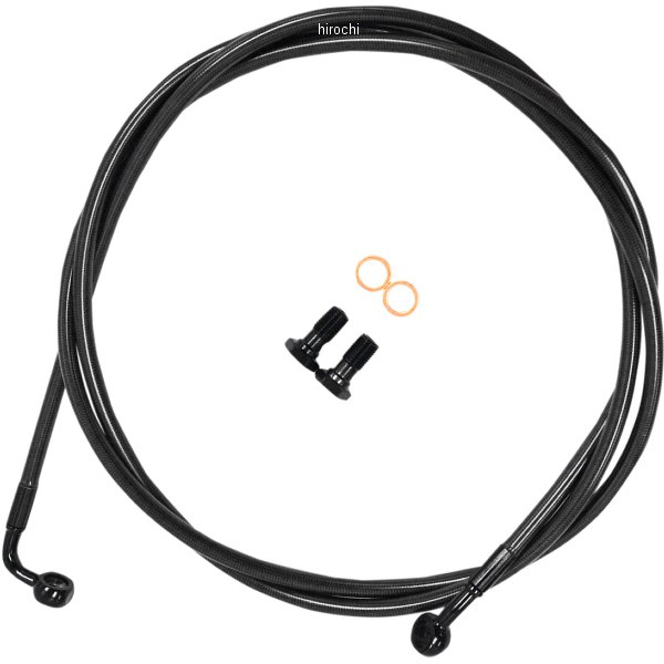 LAチョッパーズ LA Choppers ブレーキホース Midnight 96年-07年 FLHR 12-14インチ用 WO店の通販は