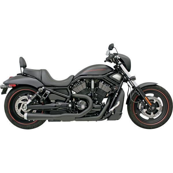 バッサニ Bassani フルエキゾースト ロードレイジ ショート 07年-17年 V-ROD 黒 WO店の通販は