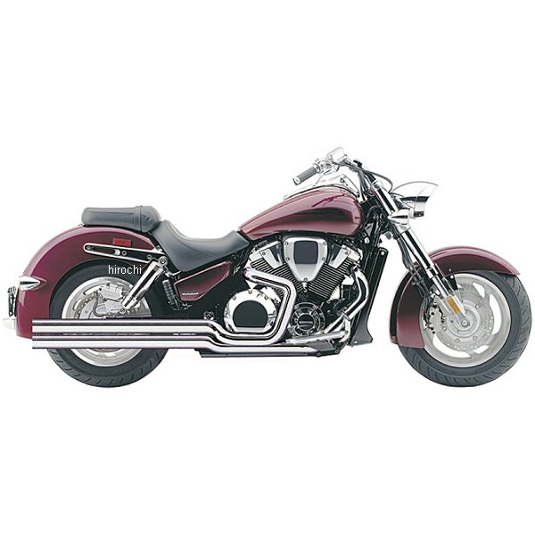 コブラ COBRA フルエキゾースト スピードスター ストレートカット ロング 02年-08年 VTX1800N、R、S クローム 1810-2313 WO店