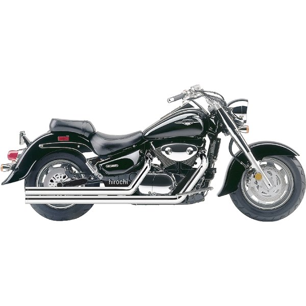 コブラ COBRA フルエキゾースト スピードスター ストレートカット ロング 05年-09年 ブルバード VL1500 クローム 1810-2334 WO店