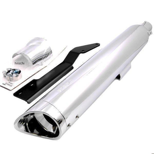 コブラ COBRA スリップオンマフラー スカラップ 4インチ 07年-17年 ドラッグスター XVS1300 クローム 1811-2459 WO店