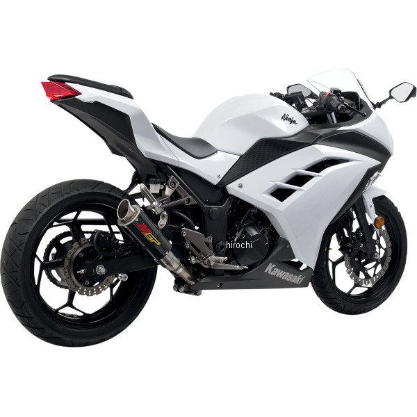 ホットボディーズ HOT BODIES スリップオンマフラー MGP ロールドチップ 13年-17年 ニンジャ300R カーボン/ステン WO店