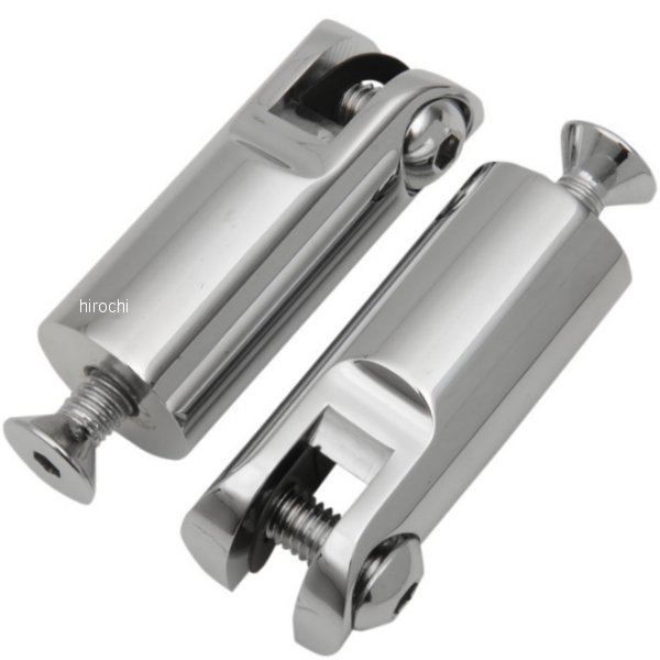 アクトロニクス Accutronix フットペグマウント フロント 2.5インチ(64mm) 3/8-16 x 1.5" ボルト クローム WO店