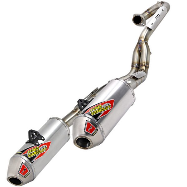 労働者階級電気回路 Pro Circuit フルエキゾースト T-6 15年今後 YFM700R デュアル/ステンレス鋼 1830-0397 WO店