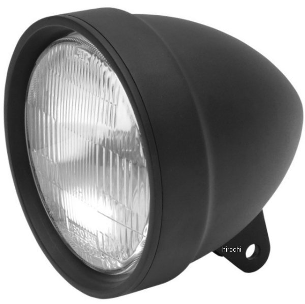 DRAG ヘッドライト 5.75インチ H-4 マットブラック WO店の通販は