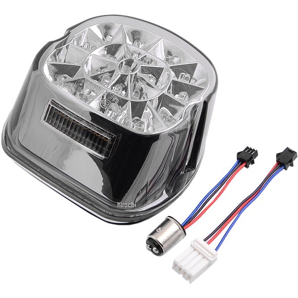 DRAG LEDテールライト WEB スモーク 上側ナンバー灯付 2010-0744 WO店