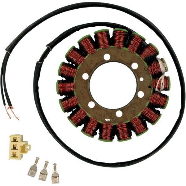 Rick's Motorsport Electrics オルタネーターステーター 03年-09年 VTX1300 2112-0320 WO店
