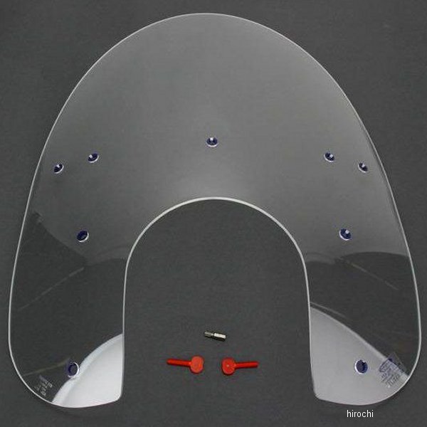 メンフィスシェード Memphis Shades シールド ハーレー純正交換用 19インチ高 93年-07年 FLSTS クリア 2310-0154 WO店